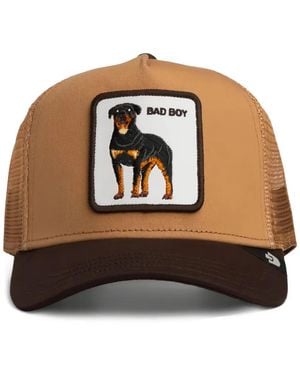 Goorin Bros The Bad Boy Dog-Motif Baseball Cap - Brown