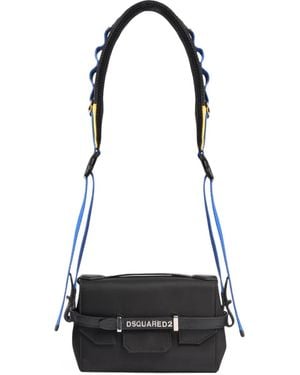 DSquared² Jetski Twin Shoulder Bag - Black