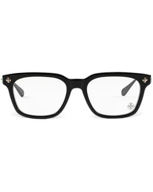 Chrome Hearts Cox Ucker Square-Frame Glasses - Black
