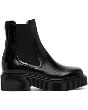 Marni Ridged-Sole Chelsea Boots - Black