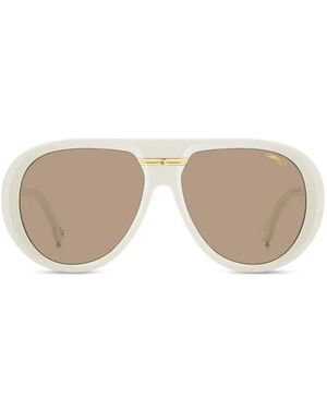 Carrera Pilot-Frame Sunglasses - White