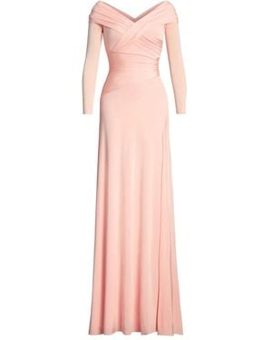 Ralph Lauren Long-Sleeve Maxi Dress - Pink