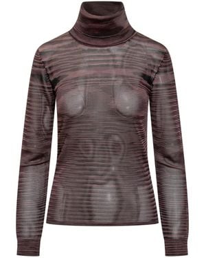 Missoni Long-Sleeve Top - Brown