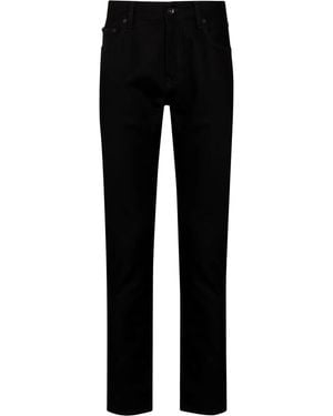Off-White c/o Virgil Abloh Diag-Stripe Straight Leg Jeans - Black