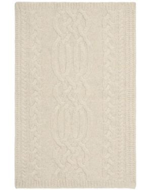 Bompard Cable-Knit Cashmere Snood - Natural
