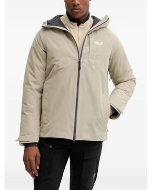 Jack Wolfskin Veste Zippée Icecape À Capuche - Neutre
