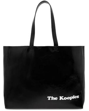 The Kooples Tote Bag Mit Logo - Schwarz