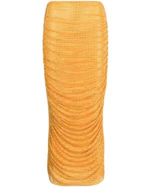 Self-Portrait Maxi skirts - Naranja