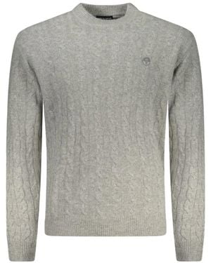 North Sails Cable-Knit Jumper - Grey