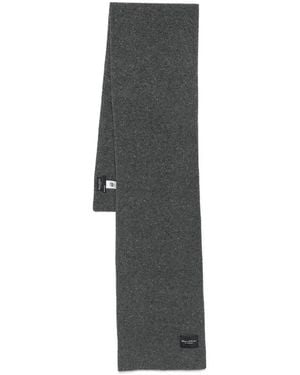 Marc O' Polo Écharpe À Patch Logo - Grey
