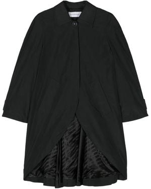 Viktor & Rolf Godet Trenchcoat Met Taffeta-Zijde - Zwart
