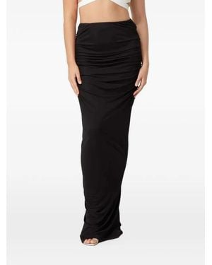 GAUGE81 Belem Draped Maxi Skirt - Black