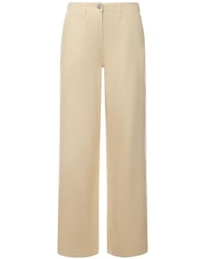 Magda Butrym Belt-Loops Jeans - Natural