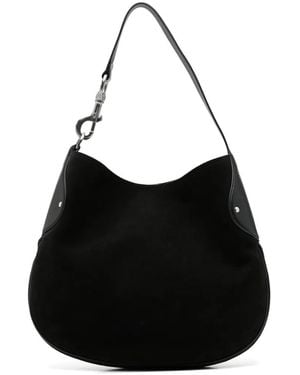 Mulberry Handtasche Aus Wildleder - Schwarz