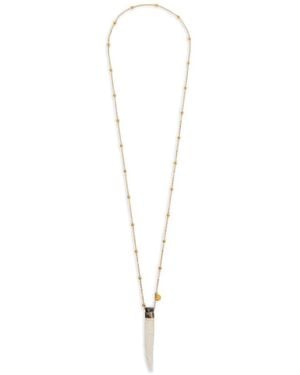 BLAKLACE Halsketting Met Hanger - Wit