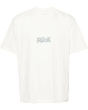 Roa T-Shirt Con Stampa - Bianco