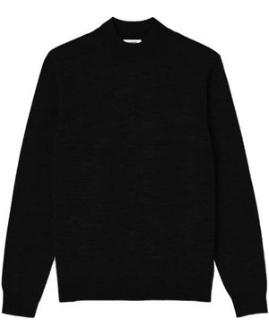 Sandro Pullover Mit Stehkragen - Schwarz