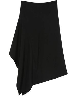 Lutz Huelle Angle Midi Skirt - Black