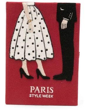 Olympia Le-Tan Bolso De Mano Paris Style Week - Rojo