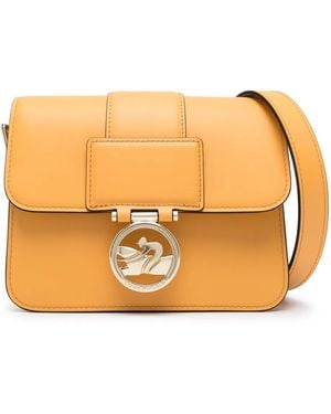 Longchamp Small Box-Trot Crossbody Bag - Orange