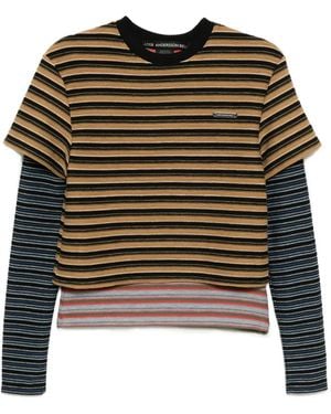 ANDERSSON BELL T-Shirt A Righe - Verde
