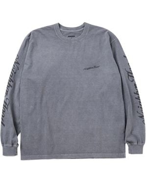Neighborhood クルーネック ロングtシャツ - グレー