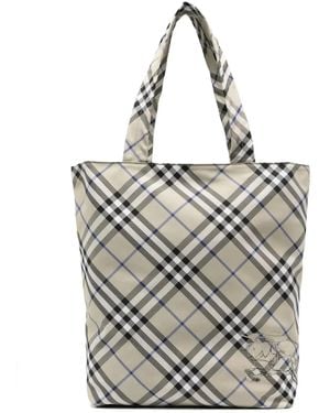 Burberry Equestrian Knight ハンドバッグ - グレー