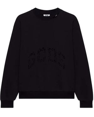 Gcds Distressed-Effect Sweatshirt - Black