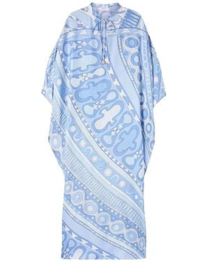 PUCCI Soleil Printed Kaftan - Blue