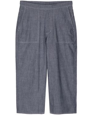 Alpha Industries Straight-Leg Cotton Trousers - Blue