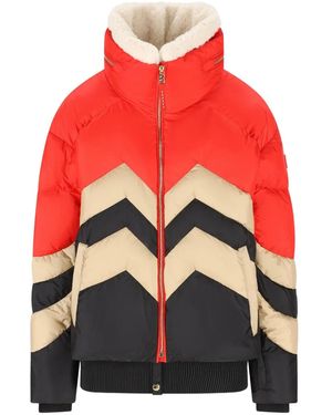 Bogner Chevron Padded Jacket - Red