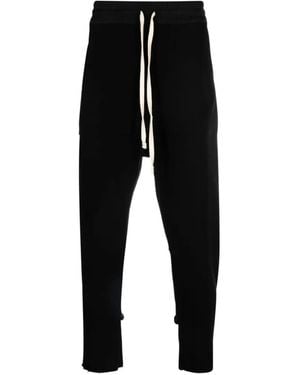 Tessitura Pantalon De Jogging Court À Lien De Resserrage - Black