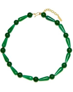 Completedworks Halskette Mit Perlen - Grün