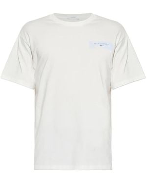 Givenchy Camiseta De Algodón Con Logo Estampado - Blanco