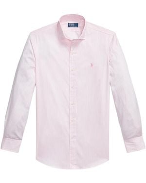 Polo Ralph Lauren Striped Long-Sleeved Shirt - Pink