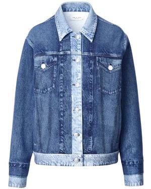 Rag & Bone Oversized Trucker Jacket - Blue