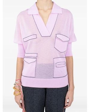 Kiko Kostadinov Kreiner Polo Shirt - Purple