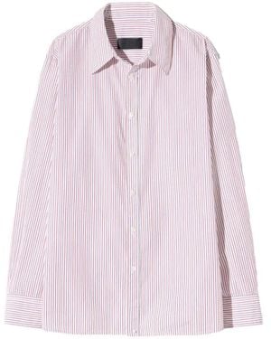 Nili Lotan Raphael Striped Shirt - Pink