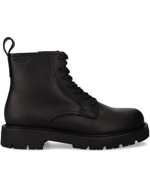 Vagabond Shoemakers Schnürstiefel Mit Breiter Sohle - Schwarz