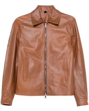 Tagliatore Zip Pocket Jacket - Brown
