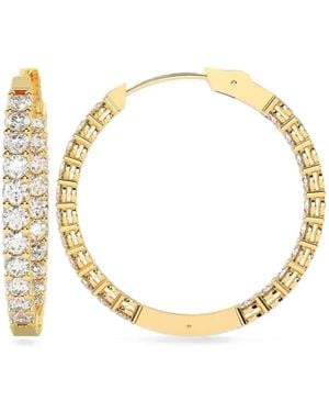 Diamond Essentials Diamond Oval Earrings - Métallisé