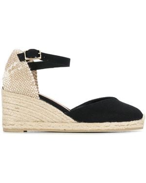 Castañer Chiarita Heeled Espadrilles - Black