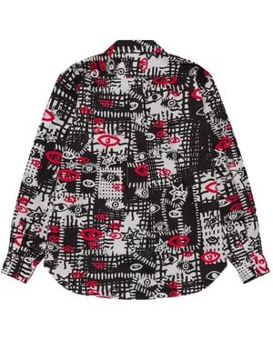 COMME DES GARÇON BLACK Graphic-Print Shirt - Black