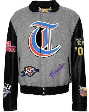Jeff Hamilton Oklahoma City Thunder Varsity Jacket - Black