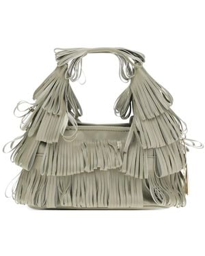 La Milanesa Sac Cabas Capucine À Franges - Metallic