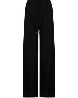 Max Mara Pantalon Droit À Lien De Resserrage - Black