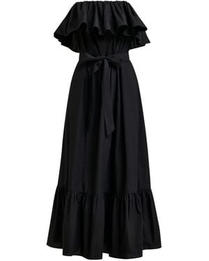 Essentiel Antwerp Joyce Belted Ruffle Dress - Black