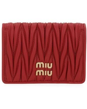 Miu Miu Portafoglio - Rosso