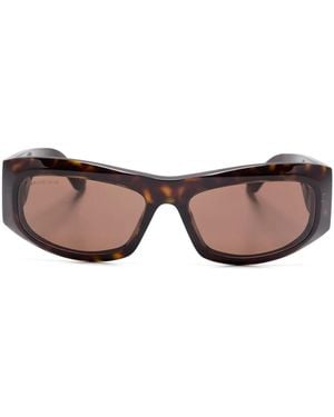 Balenciaga Bossy Sunglasses - Brown