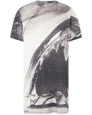 Gcds Morso T-Shirt Dress - Grey